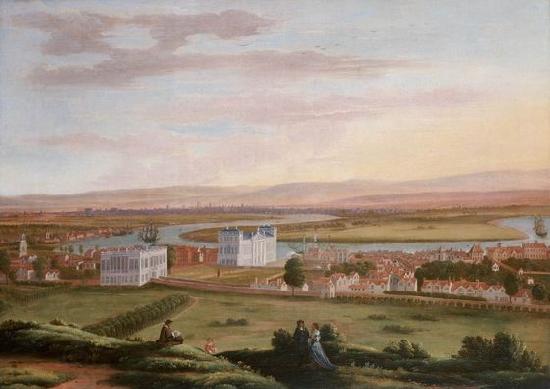 Hendrick Danckerts A View of Greenwich and the Queen s House from the South-East by Hendrick Danckerts oil painting picture